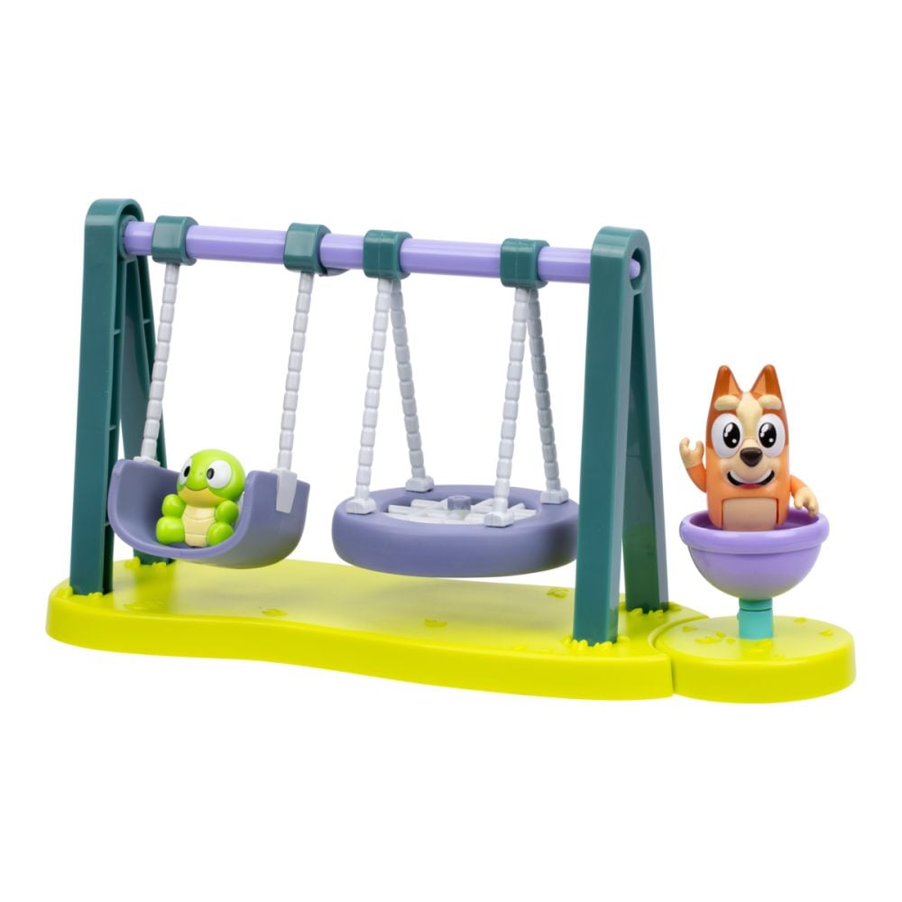 Комплект за игра с 2 фигурки, Bluey, Turtleboy Playground