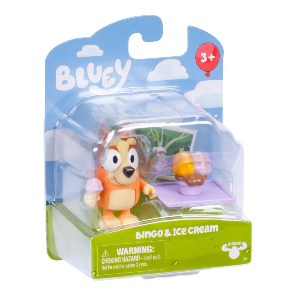 Комплект фигурки, Bluey, Story Starter, Bingo и Ice Cream