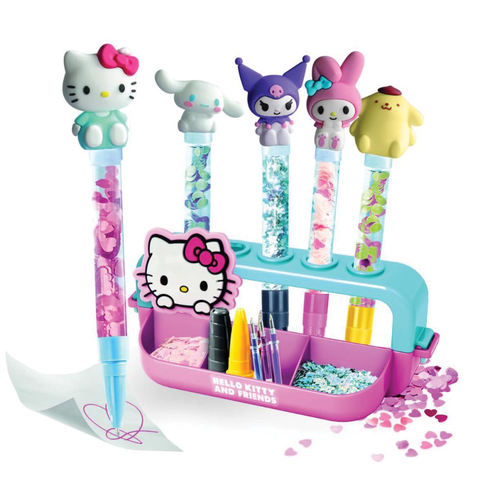 Комплект за създаване на 5 химикала, Clementoni Idea, Hello Kitty, 25 аксесоара