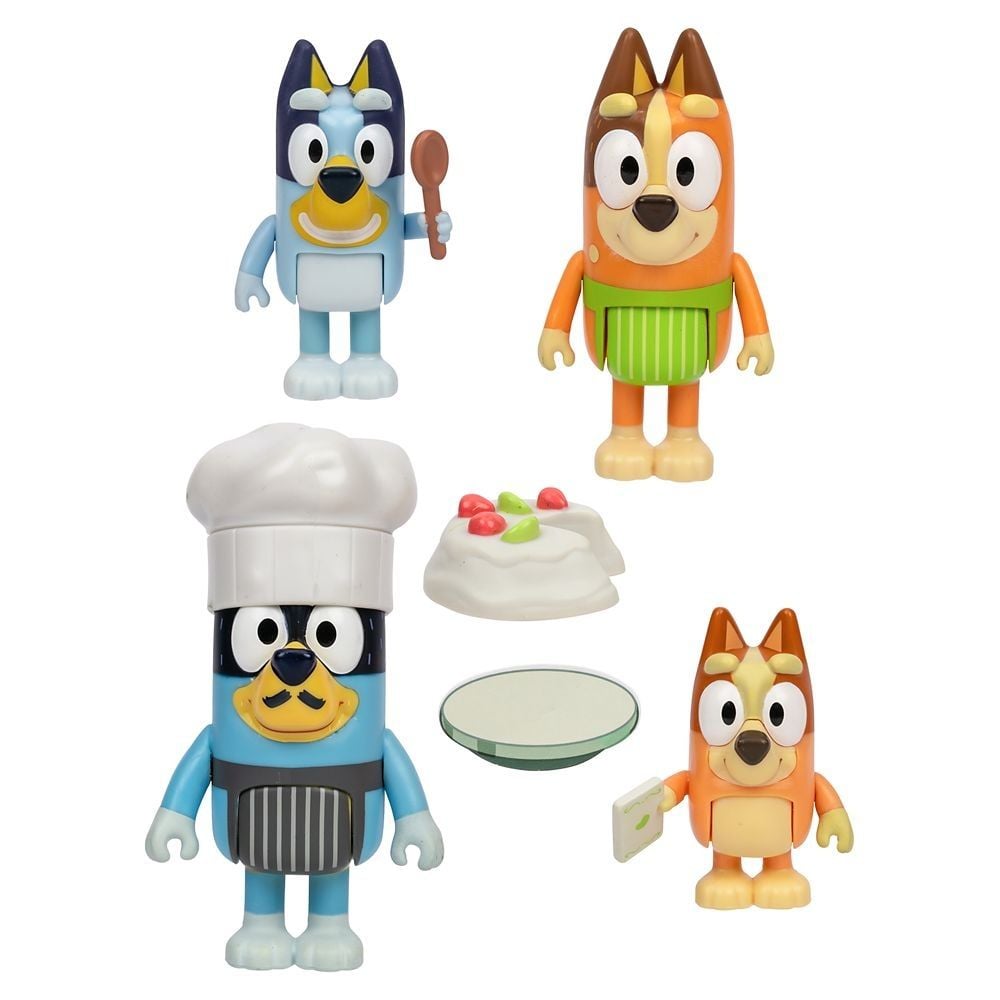 Комплект за игра с 4 фигурки, Bluey, Pavlova