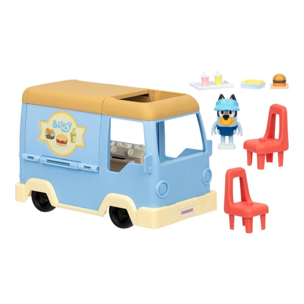Комплект за игра с фигурка, Bluey, Food Truck