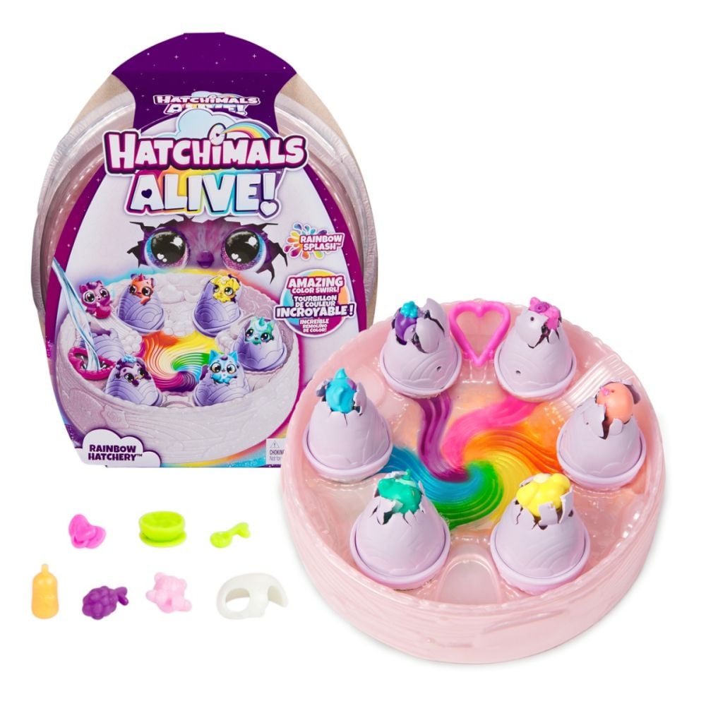 Комплект 6 фигурки изненада Hatchimals, Rainbow, 6070168