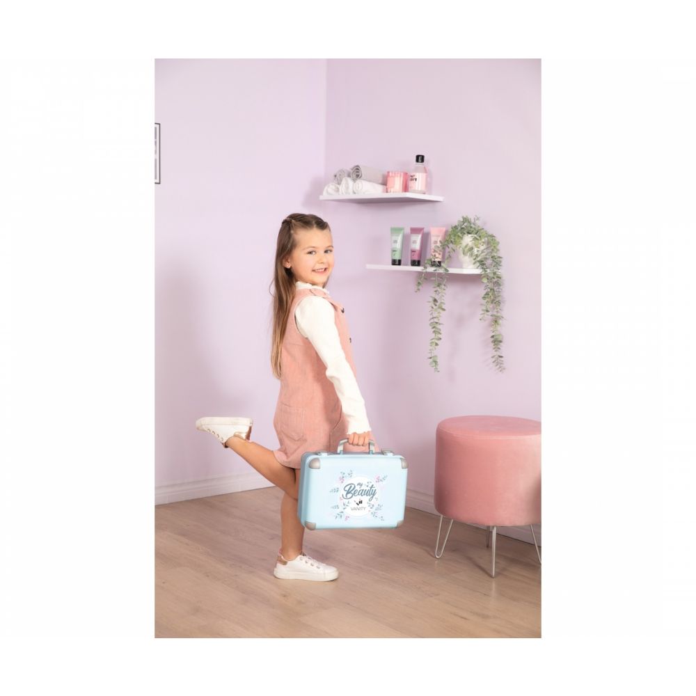 Комплект чанти с аксесоари за красота, Smoby, My Beauty Vanity, 13 аксесоара