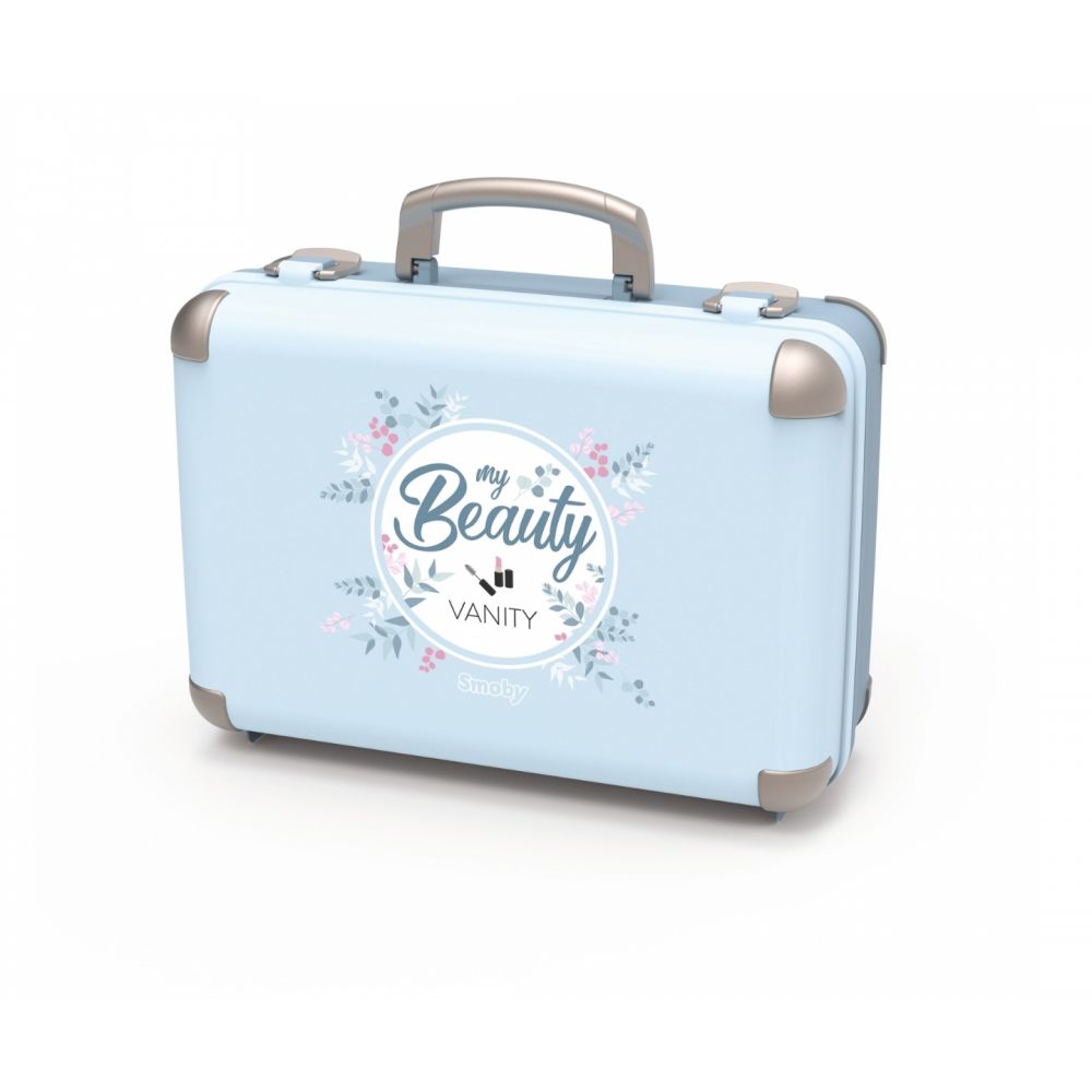 Комплект чанти с аксесоари за красота, Smoby, My Beauty Vanity, 13 аксесоара