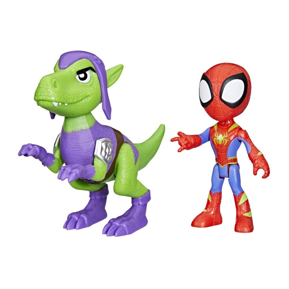 Комплект фигурки, Spidey and His Amazing Friends, Spidey и Goblin Raptor