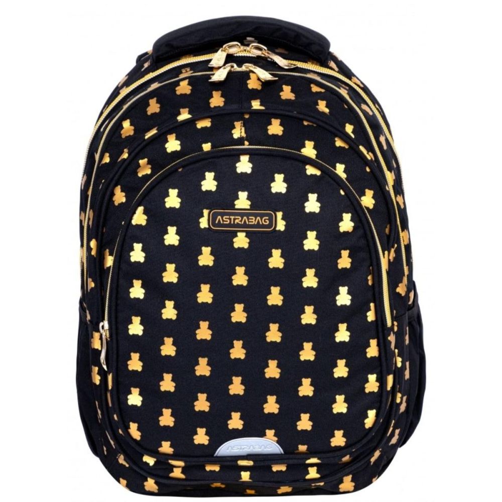 Раница с 3 отделения, AstraBag, Golden Teddy