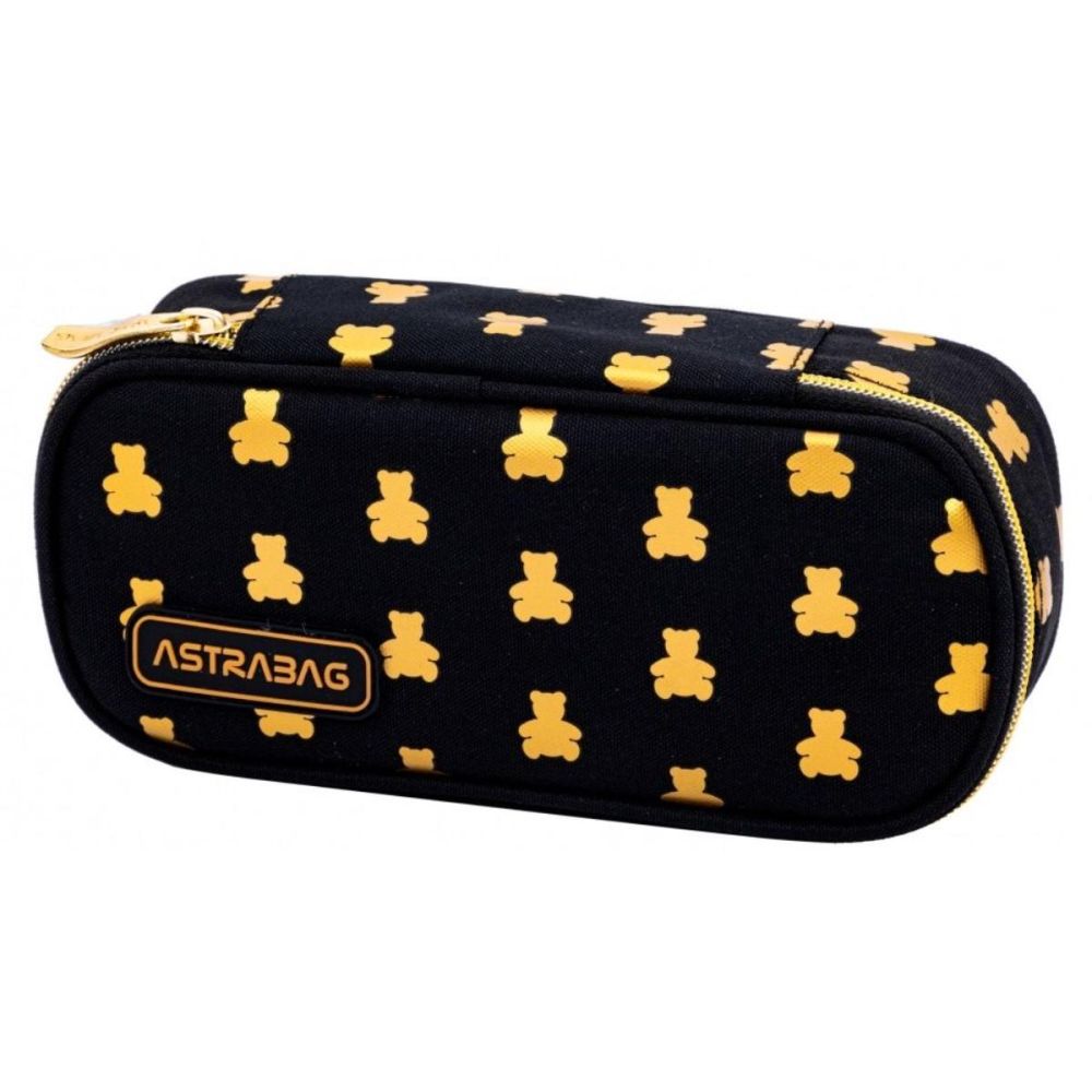 Моливник с 1 отделение, AstraBag, Golden Teddy