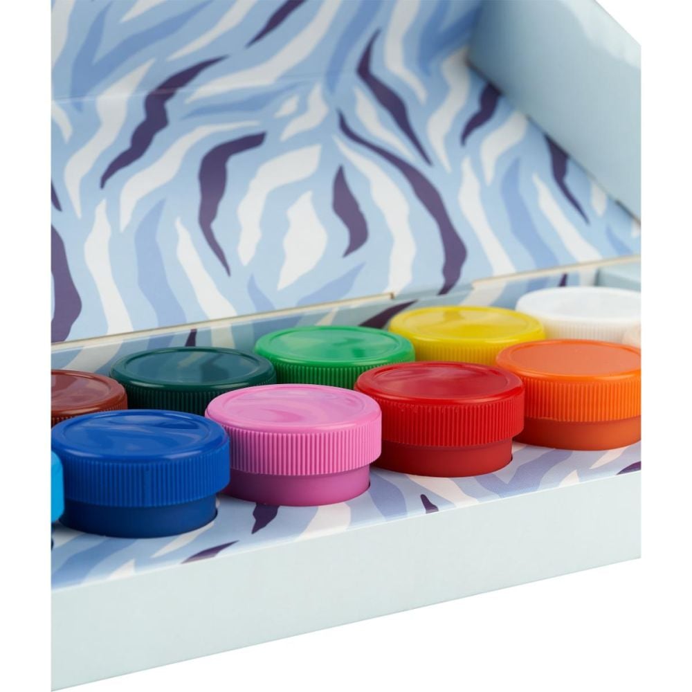 Комплект 14 гваш акварелни бои, Herlitz, Oxford Kids, Zebra, 20 мл