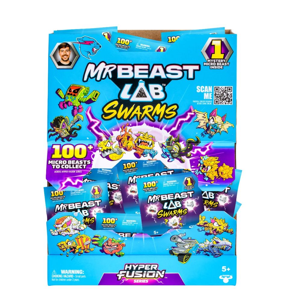 Фигурка изненада, MrBeast Lab, Swarms, Hyper Fusion, S3