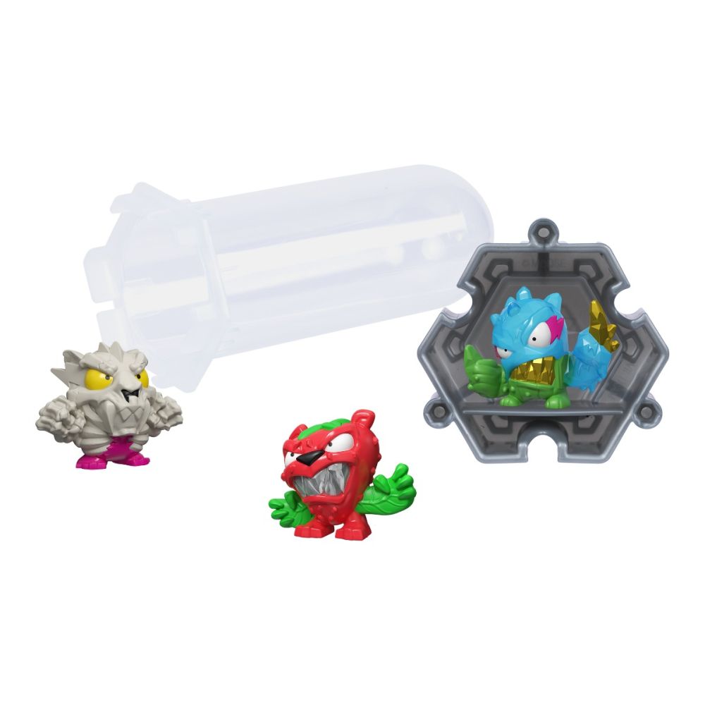 Комплект 3 фигурки, MrBeast Lab Swarms, Mystery Micro Beasts, S3
