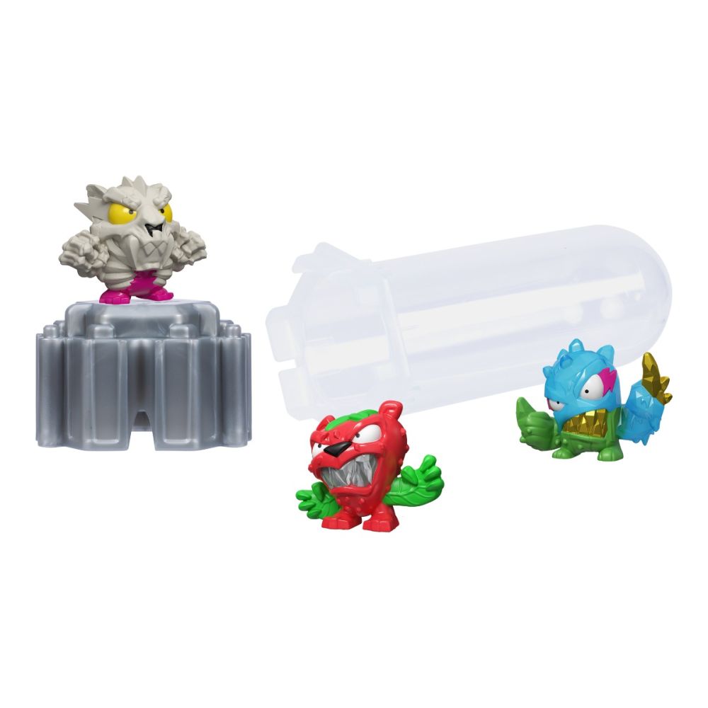 Комплект 3 фигурки, MrBeast Lab Swarms, Mystery Micro Beasts, S3