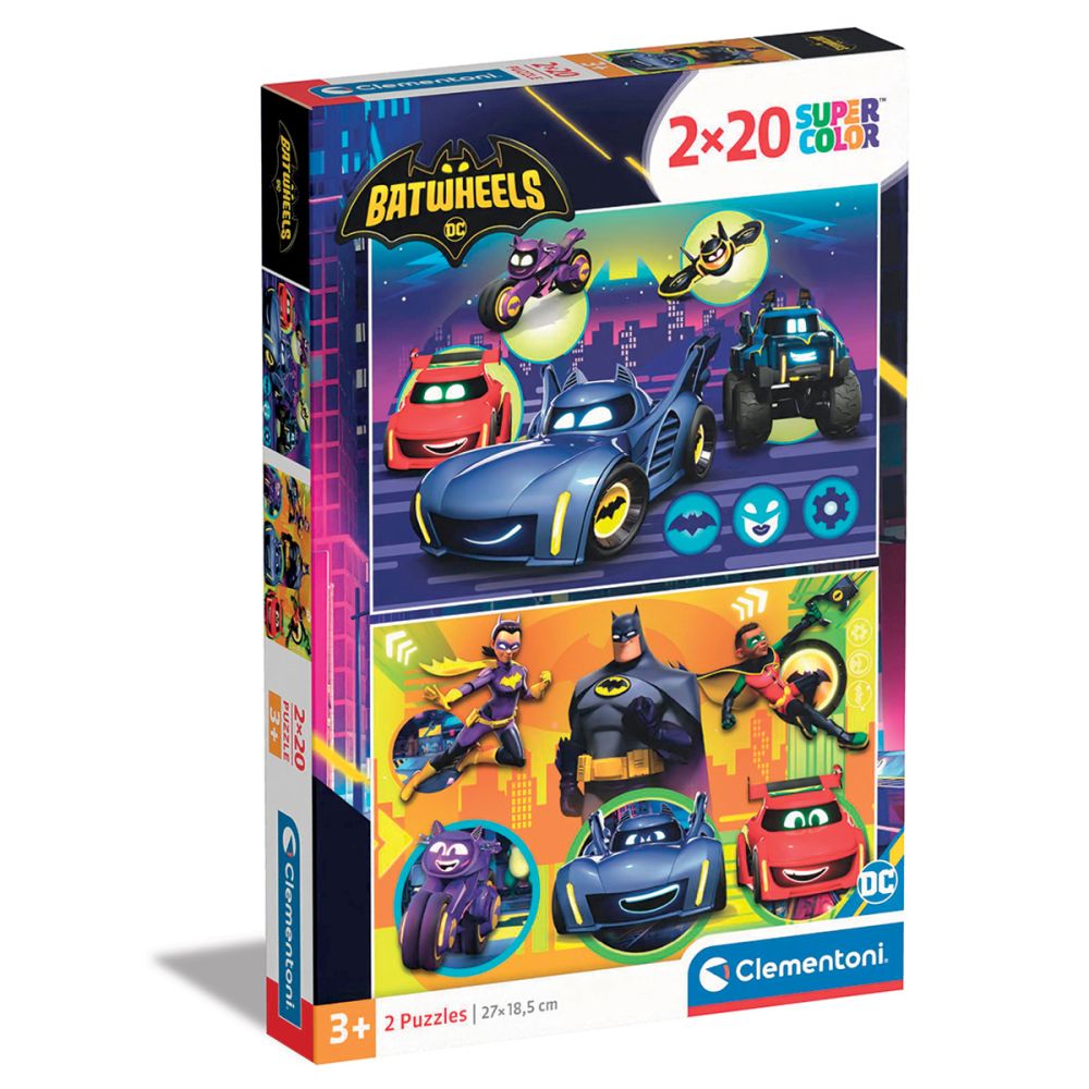 Пъзел Clementoni, Batwheels, 2 x 20 части