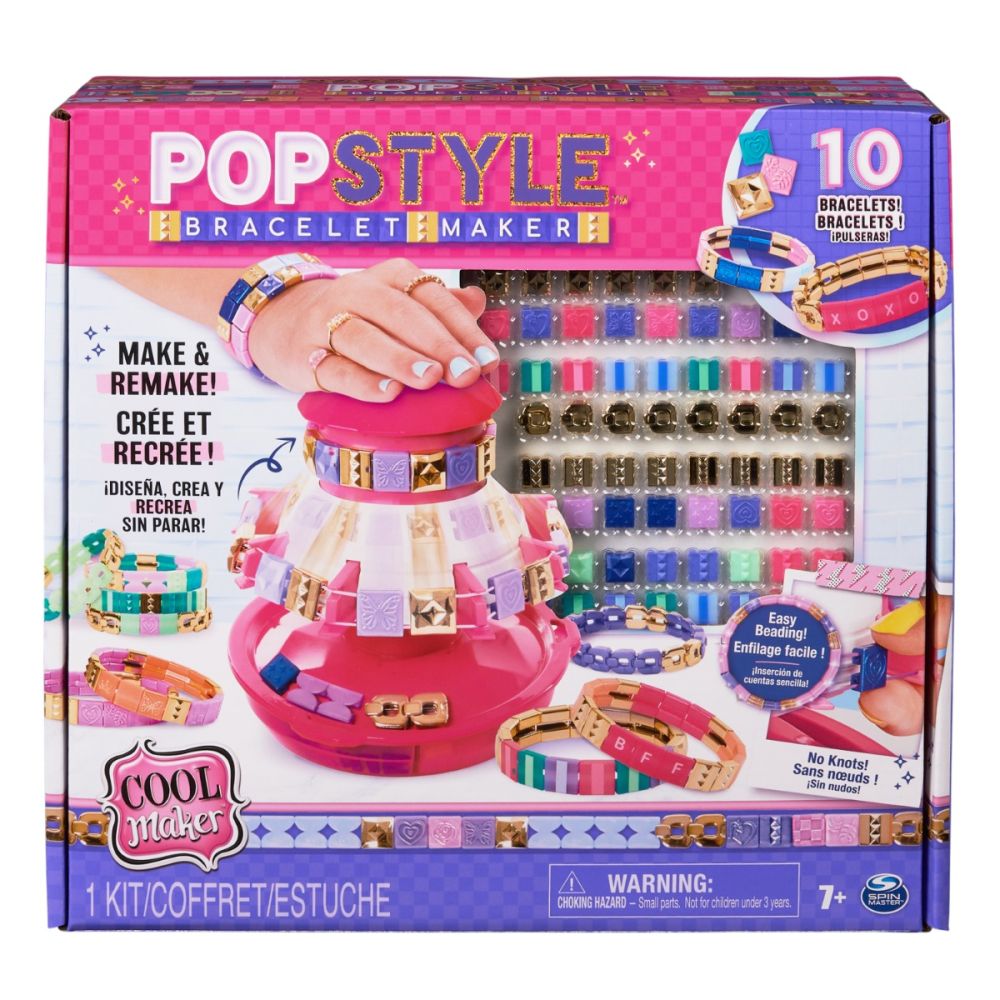 Комплект за създаване на гривни, Cool Maker, Pop Style, 20142504