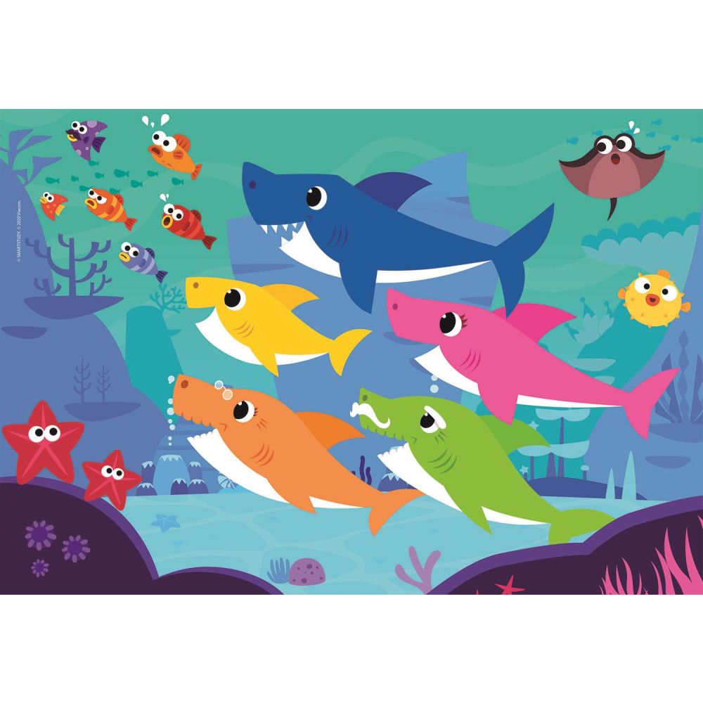 Пъзел Clementoni Baby Shark, 3 x 48 части