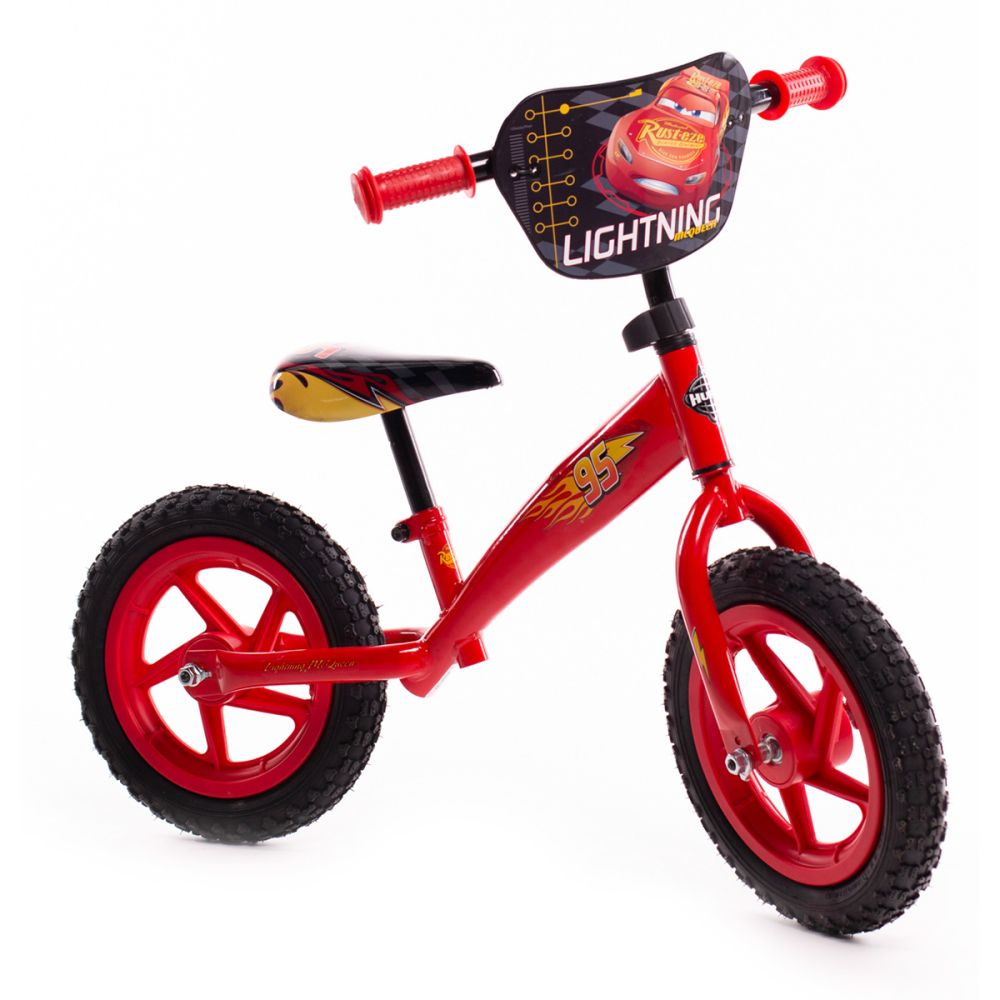 Колело без педали, Huffy, Disney Cars, Lightning McQueen, 12 инча, Червено