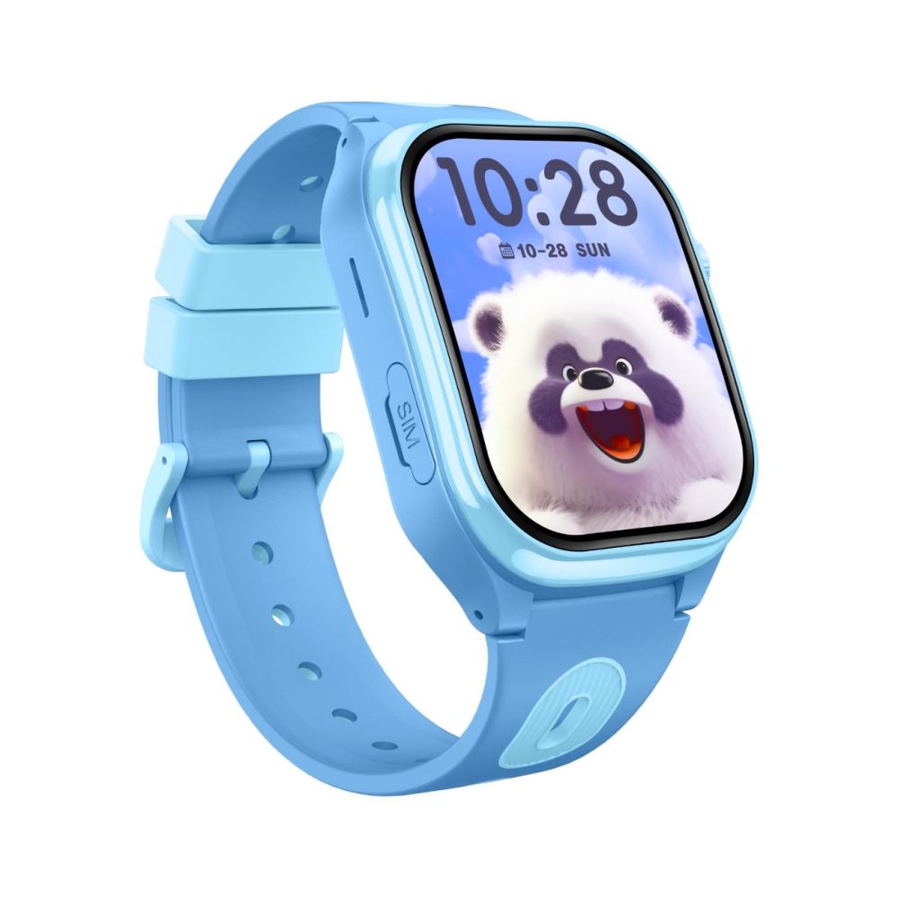 Часовник smartwatch, Tabby Boo, Smartwatch Vision, 4G, GPS, Екран HD Curbat 2 инча, Blue