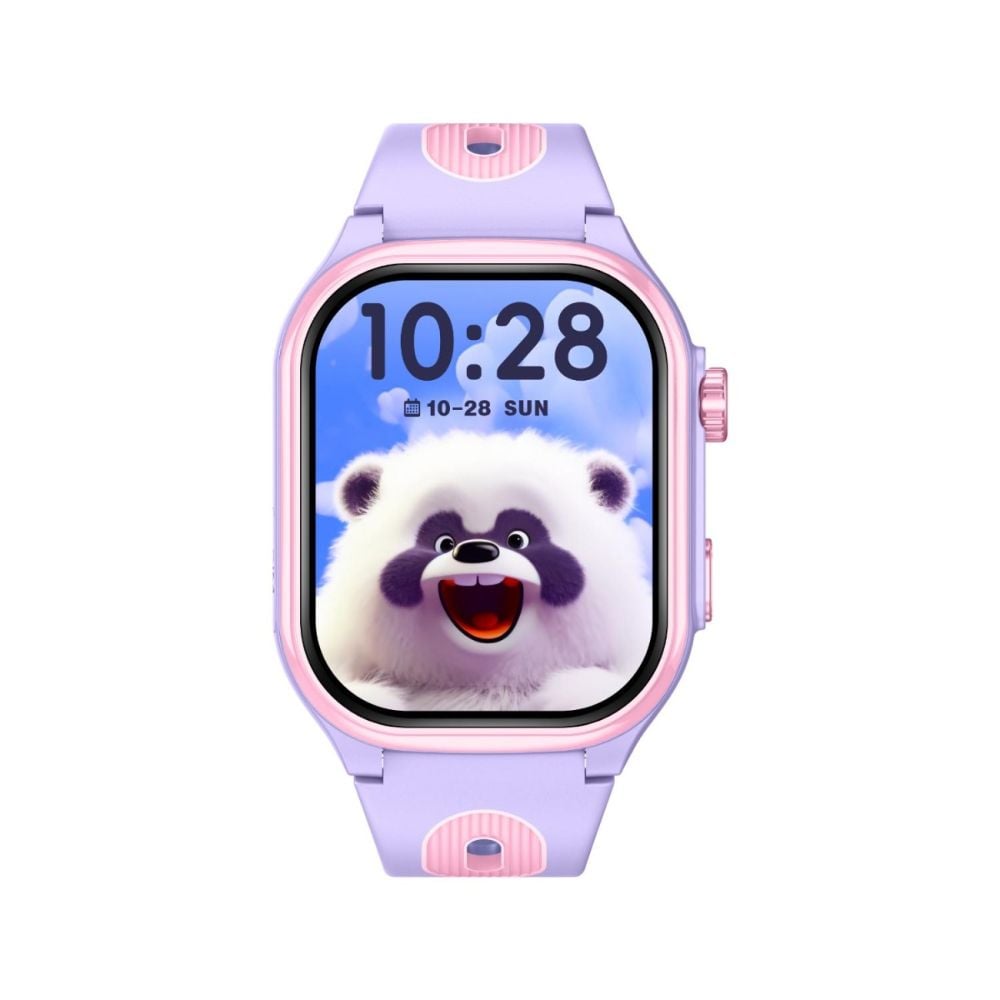 Часовник smartwatch, Tabby Boo, Smartwatch Vision, 4G, GPS, Екран HD Curbat 2 инча, Purple