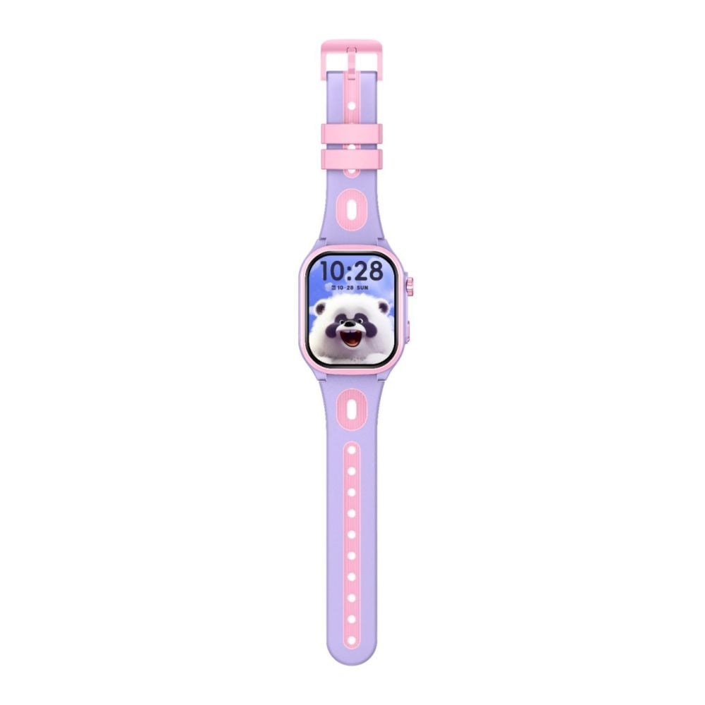 Часовник smartwatch, Tabby Boo, Smartwatch Vision, 4G, GPS, Екран HD Curbat 2 инча, Purple