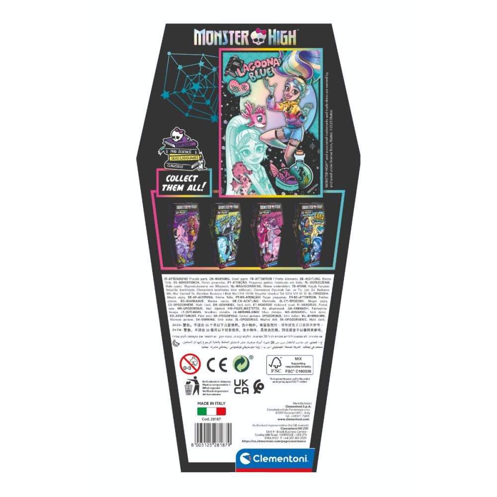 Пъзел Clementoni, Monster High, Lagoona Blue, 150 части