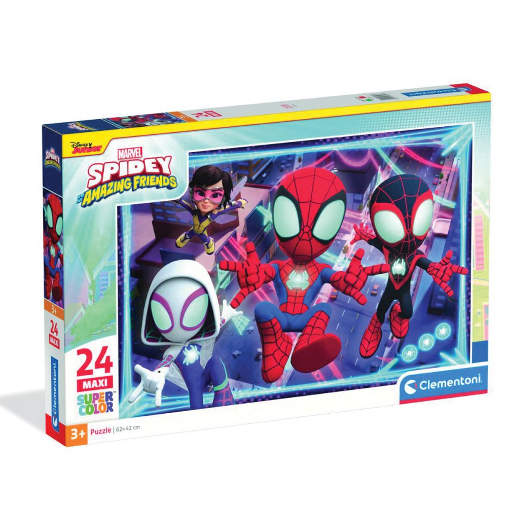Пъзел Clementoni, Maxi, Spidey и неговите Фантастични приятели, 24 части