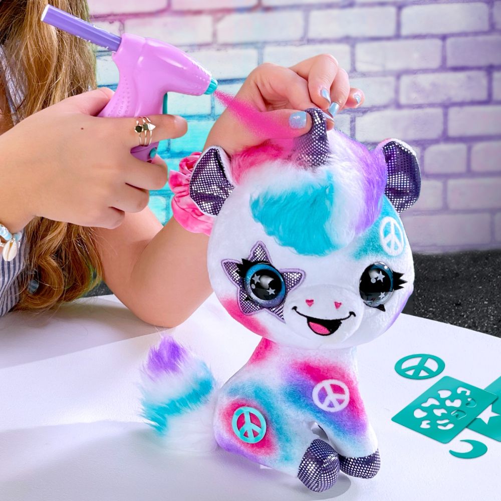 Креативен комплект за игра, Airbrush Plush, Оцветете еднорога