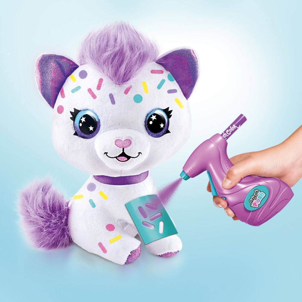 Плюшена играчка за оцветяване, Airbrush Plush, Kitty