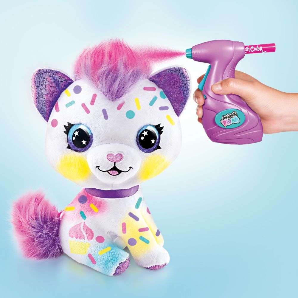 Плюшена играчка за оцветяване, Airbrush Plush, Kitty
