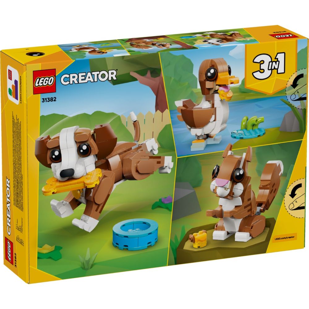 LEGO® Creator - Сладки животни: игриво кученце (31382)