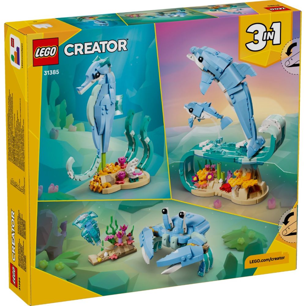 LEGO® Creator - Морски животни: красиви делфини (31385)