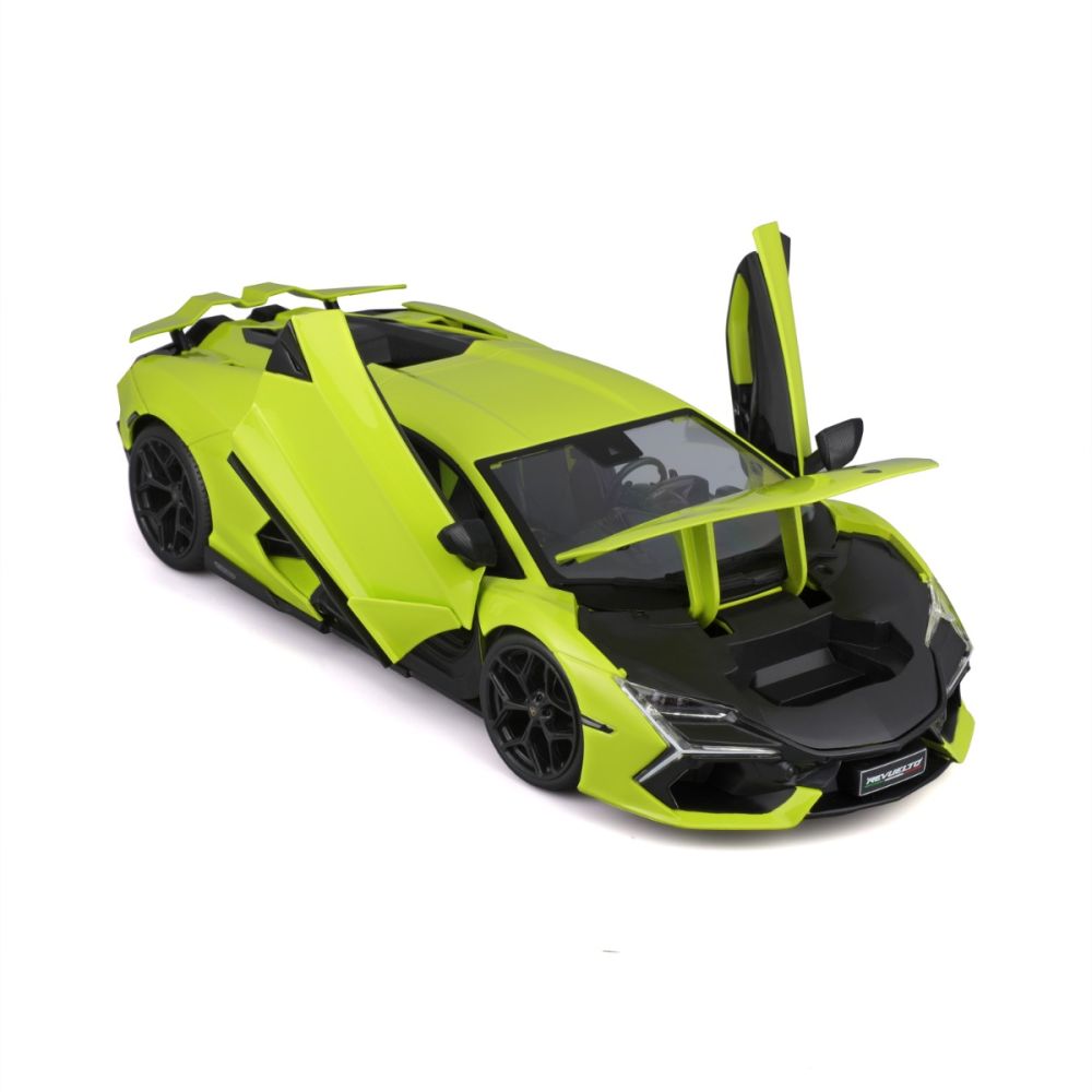 Метална количка, Maisto, Lamborghini Revuelto, 1:18, Зелена