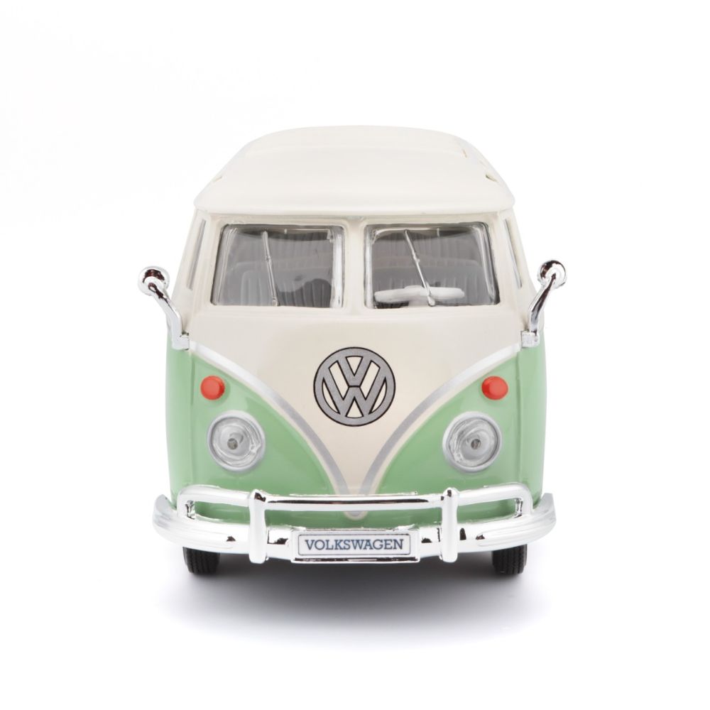 Метална количка, Maisto, Volkswagen Van Samba, 1:25, Зелена