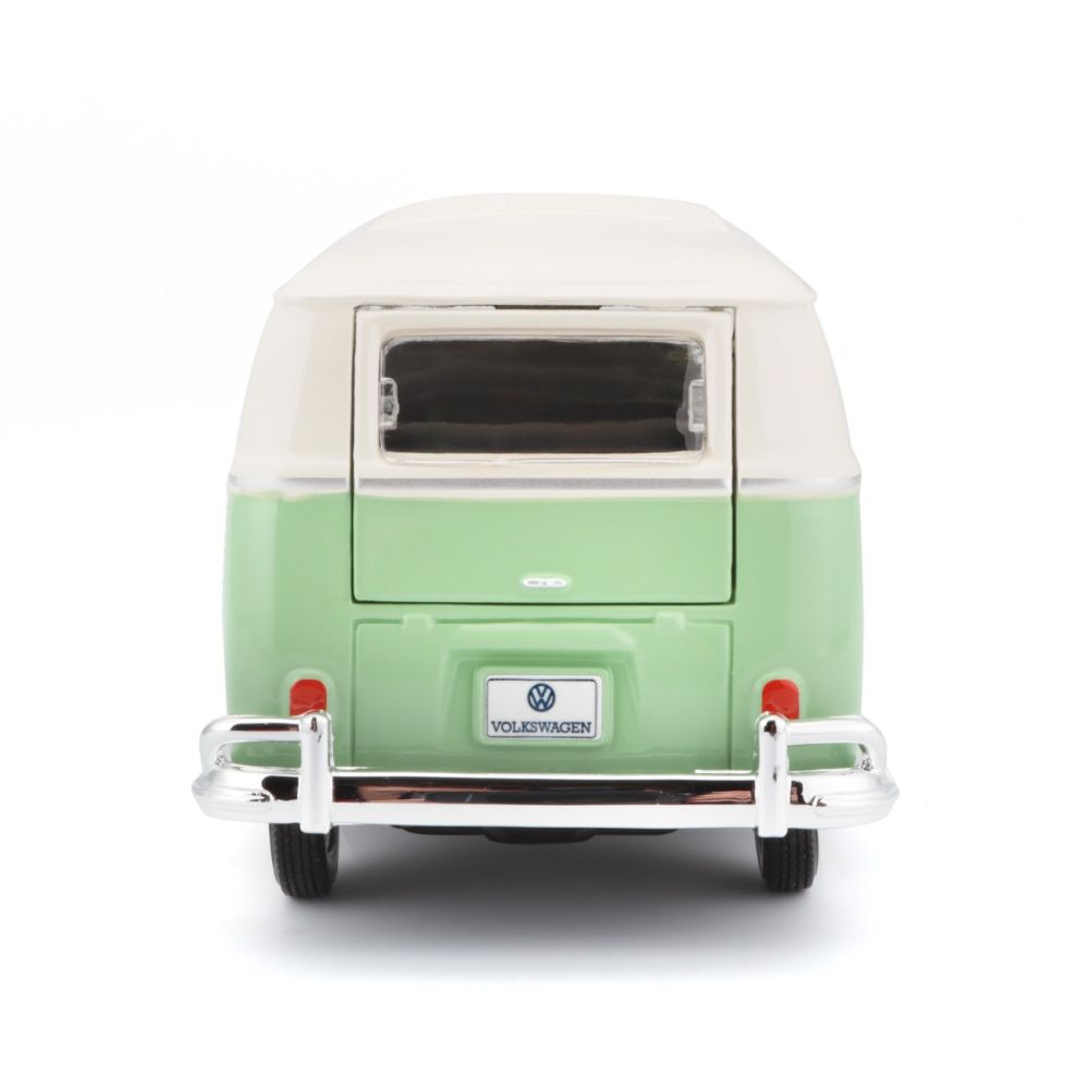 Метална количка, Maisto, Volkswagen Van Samba, 1:25, Зелена