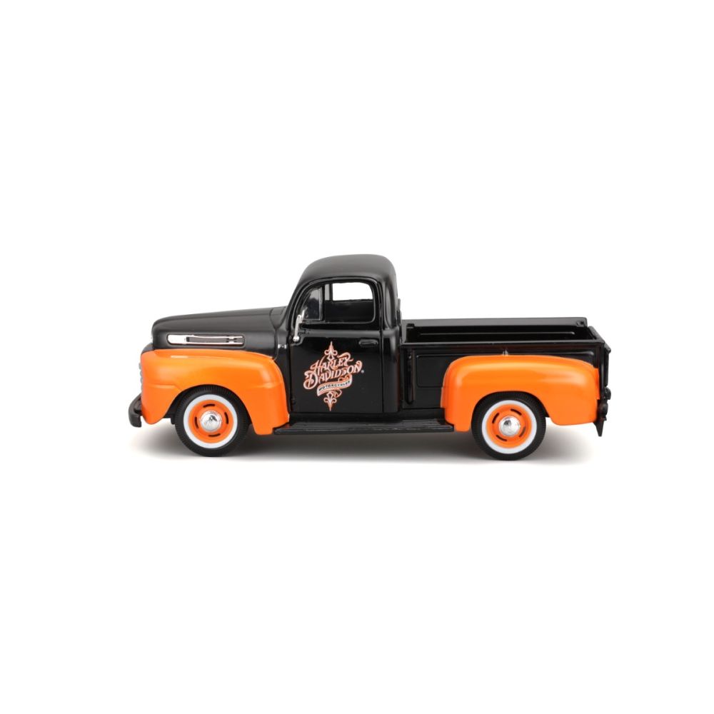 Комплект кола и мотоциклет, Maisto, H-D Custom, 1948 Ford F1 Pick Up и 1958 FLH Duo Glide, 1:24