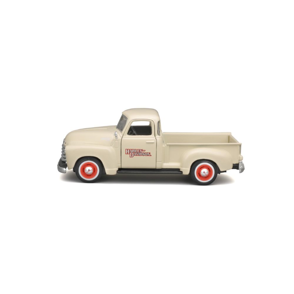 Комплект кола и мотоциклет, Maisto, H-D Custom, 1950 Chevrolet 3100 Pick Up 1:25 и 2001 FLSTS Heritage Springer, 1:24