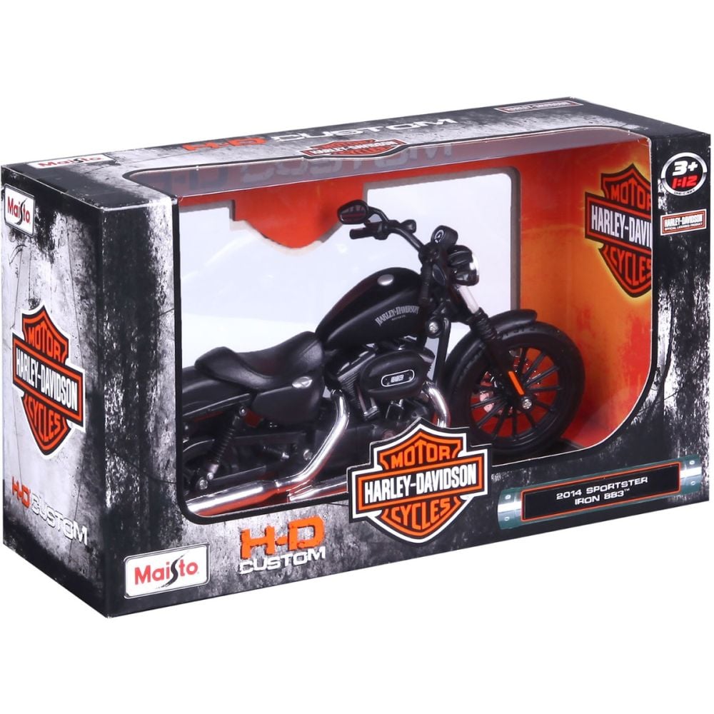 Метален мотоциклет, Maisto, Harley-Davidson, 2014 Sportster Iron 883, 1:12