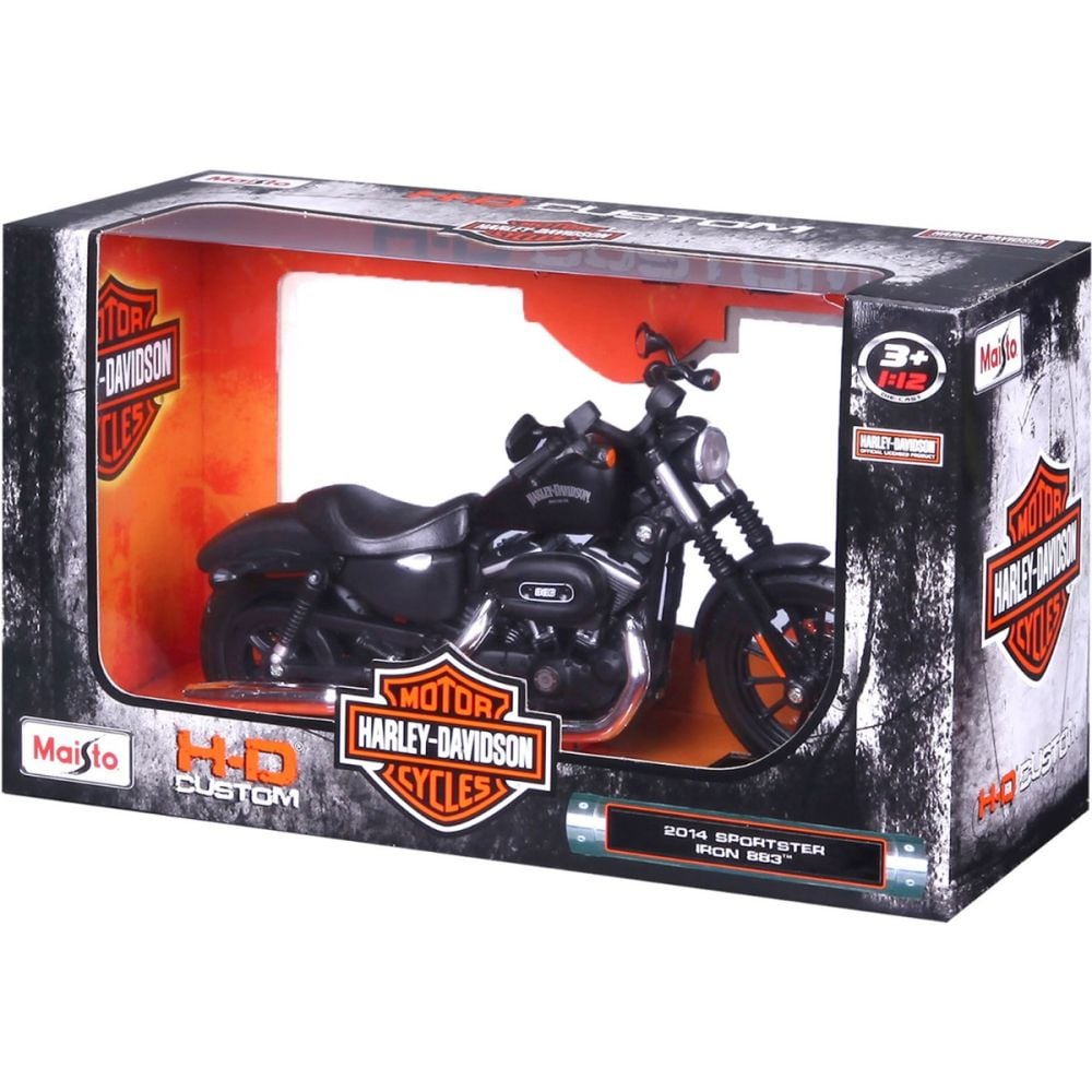 Метален мотоциклет, Maisto, Harley-Davidson, 2014 Sportster Iron 883, 1:12