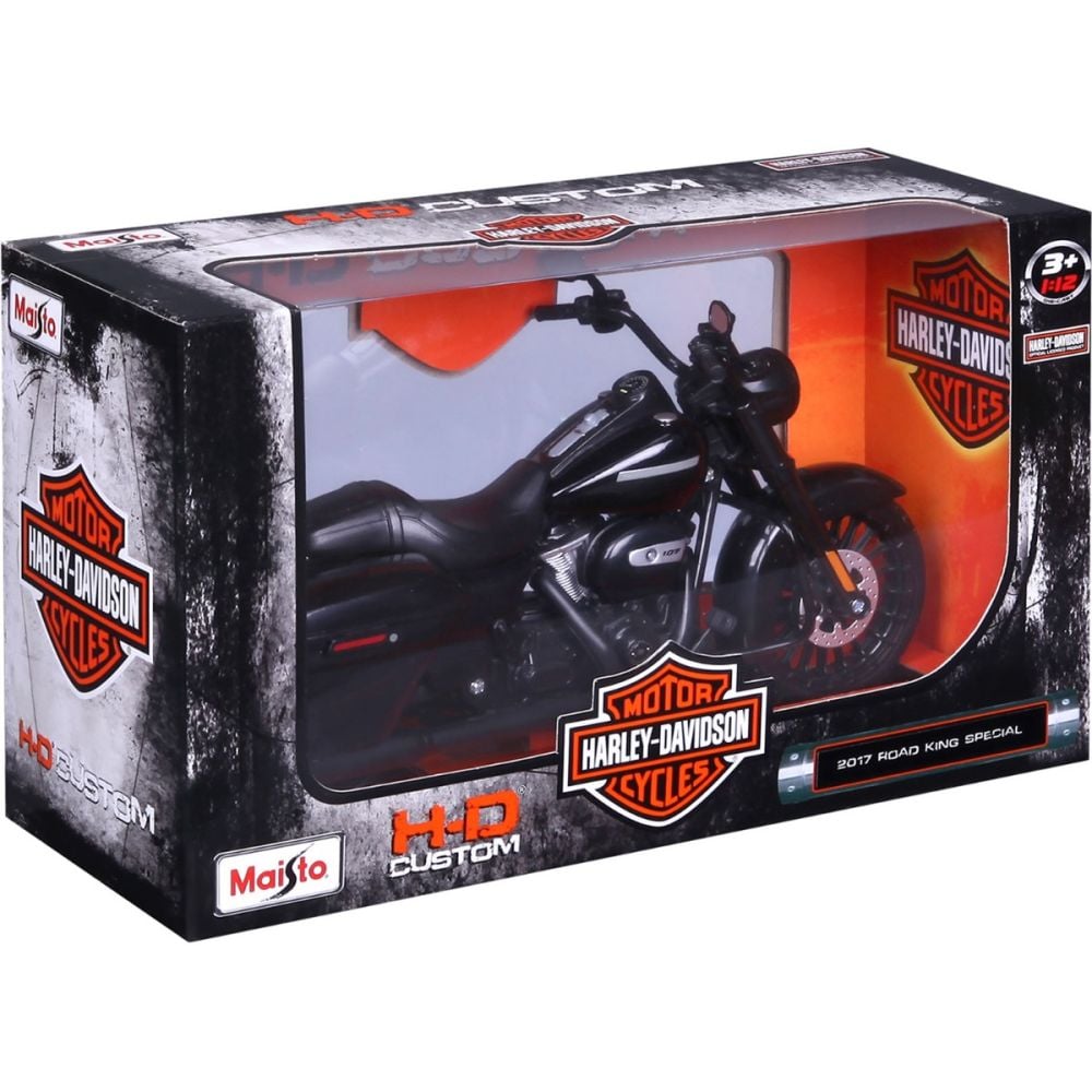 Метален мотоциклет, Maisto, Harley-Davidson, 2017 Road King Special, 1:12