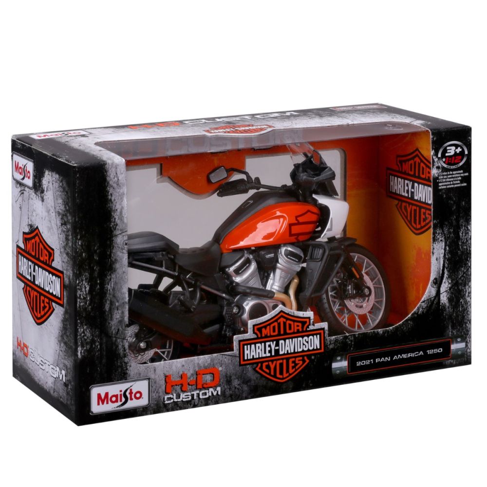 Метален мотоциклет, Maisto, Harley-Davidson, 2021 Pan America 1250, 1:12