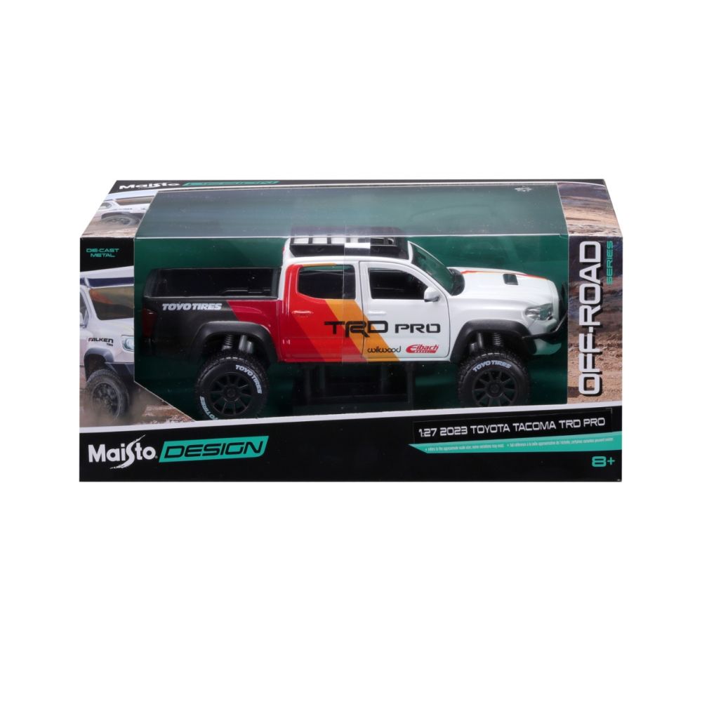 Метална количка, Maisto, Design Off-Road Series, 2023 Toyota Tacoma TRD PRO, 1:27