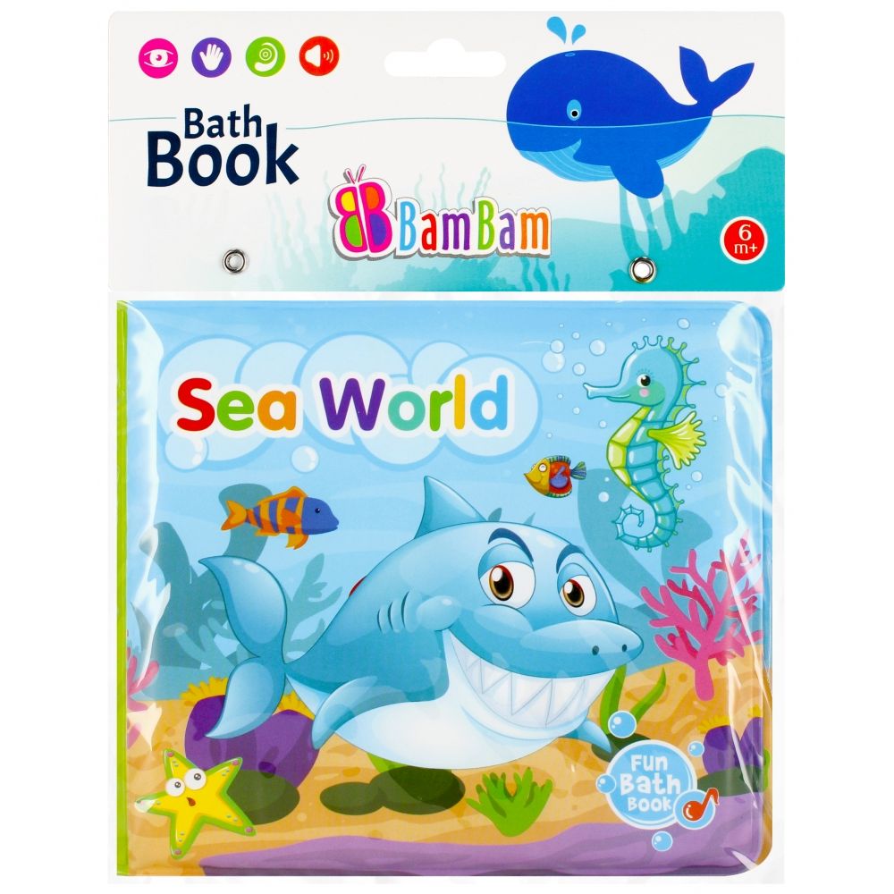 Играчка за баня BamBam, Книжка за подводния свят