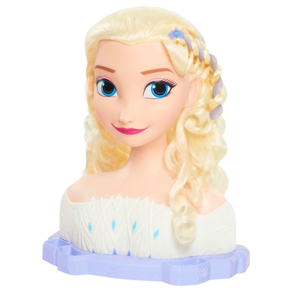 Манекен за прически с аксесоари, Styling Head, Елза Frozen, 18 части