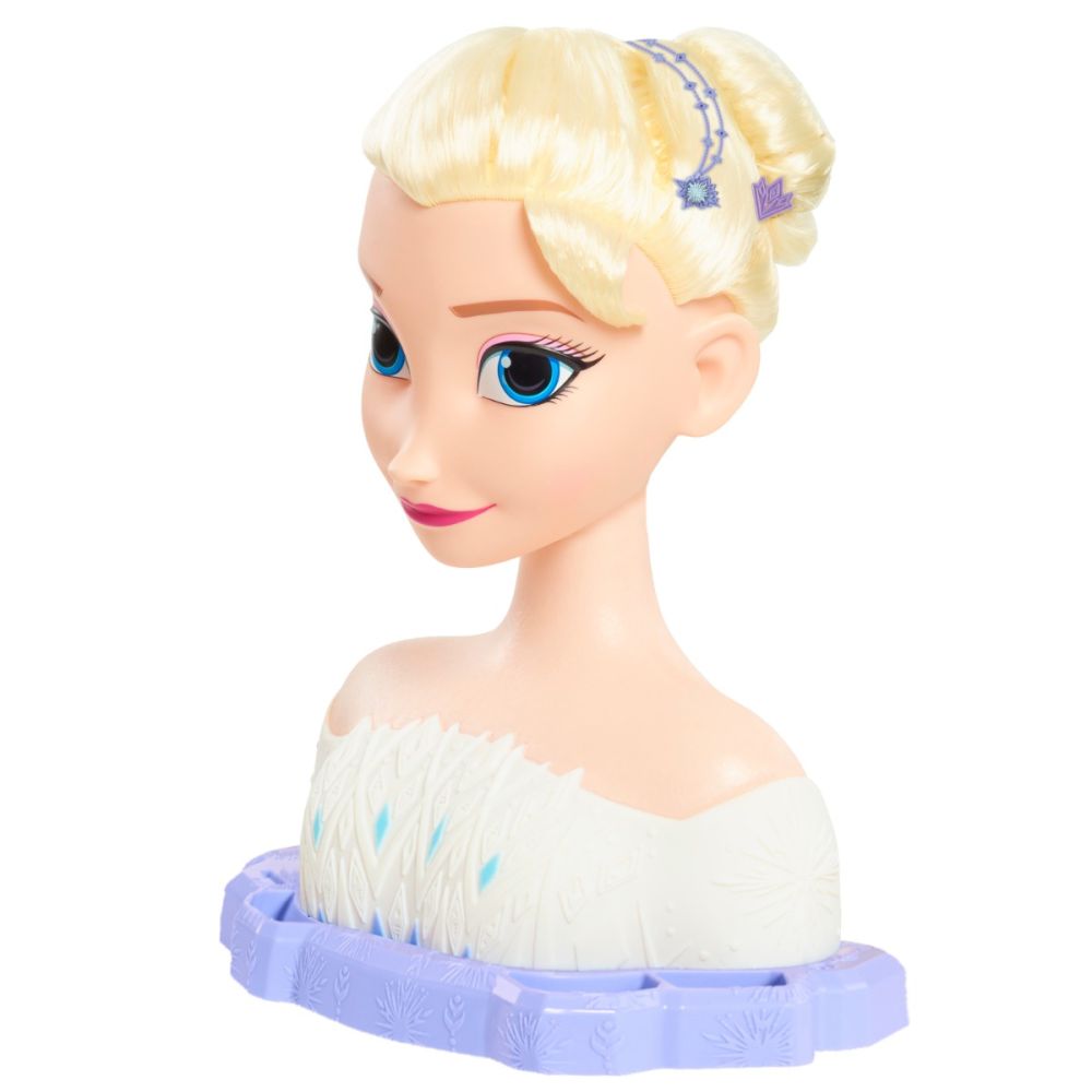 Манекен за прически с аксесоари, Styling Head, Елза Frozen, 18 части
