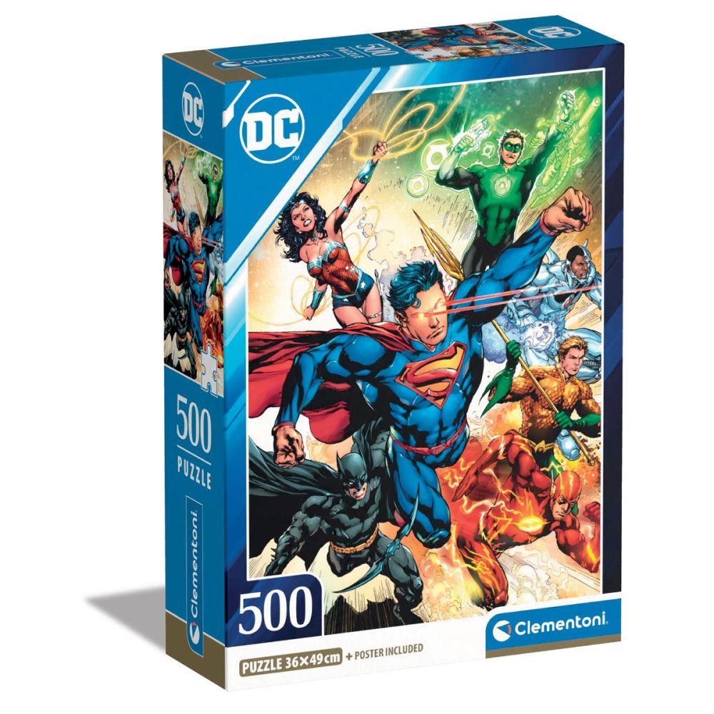 Пъзел Clementoni, DC Comics, 500 части