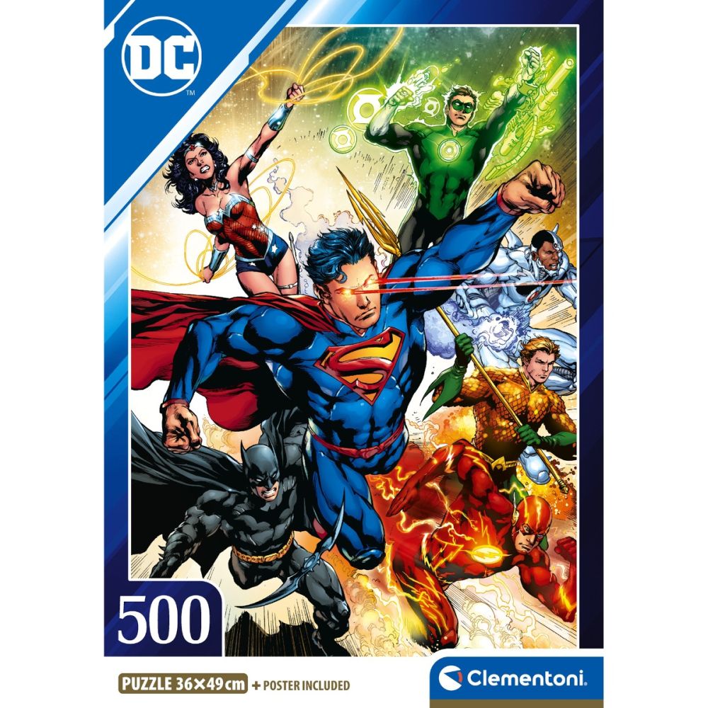 Пъзел Clementoni, DC Comics, 500 части