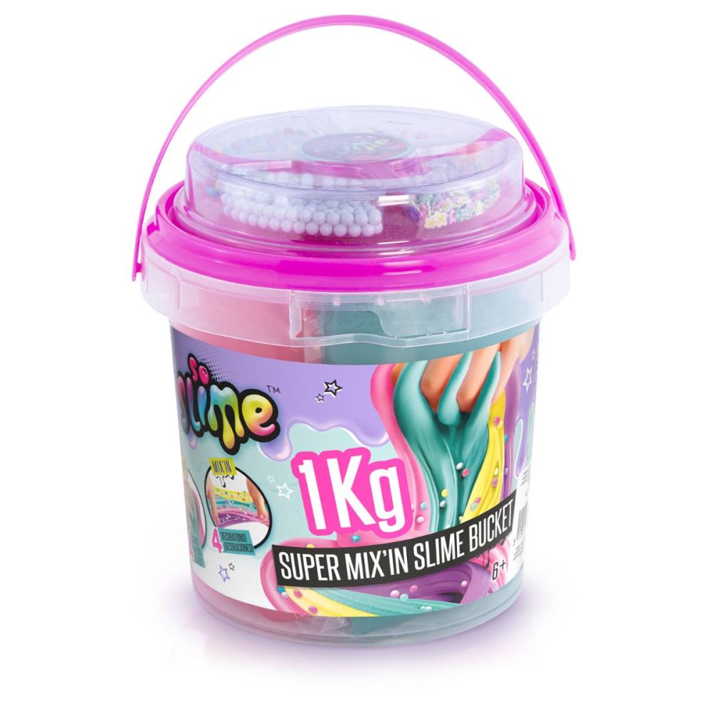 Кофичка със слайм и декорации, So Slime DIY, Super Mix, 1 кг