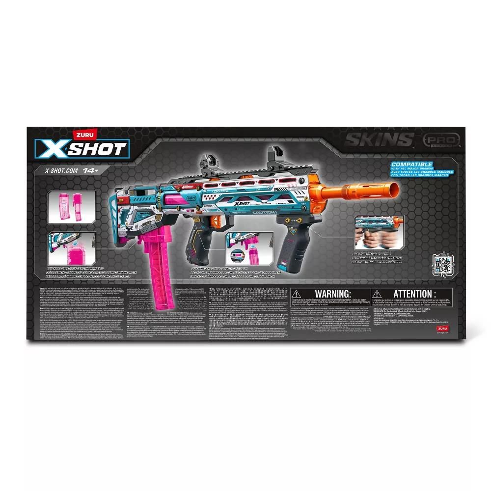 Играчка оръжие X-Shot, Skins Pro Series Longshot, 40 снаряда
