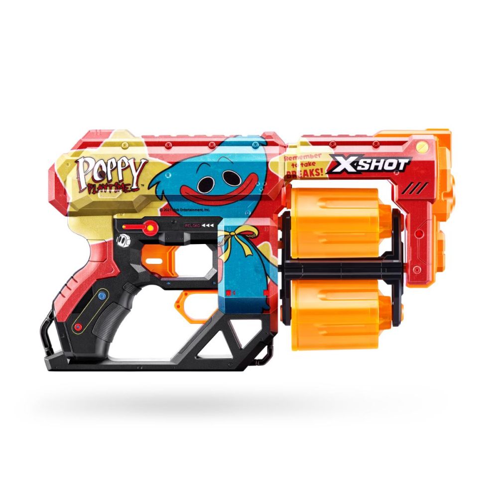 Бластер X-Shot, Excel Skins Dread, Timeout, 12 снаряда