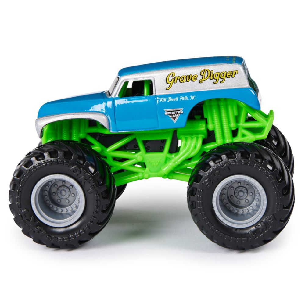 Комплект от 2 коли, Monster Jam, Grave Digger Vs Grave Digger The Legend, 1:64, 20144309
