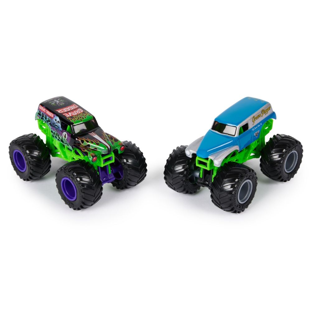 Комплект от 2 коли, Monster Jam, Grave Digger Vs Grave Digger The Legend, 1:64, 20144309