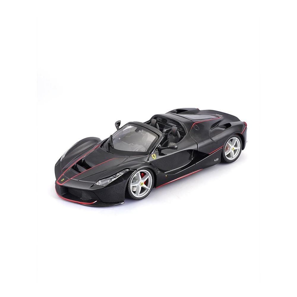 Комплект за сглобяване на метална количка, Maisto, LaFerrari Aperta, 40 части, 1:24, Черна 